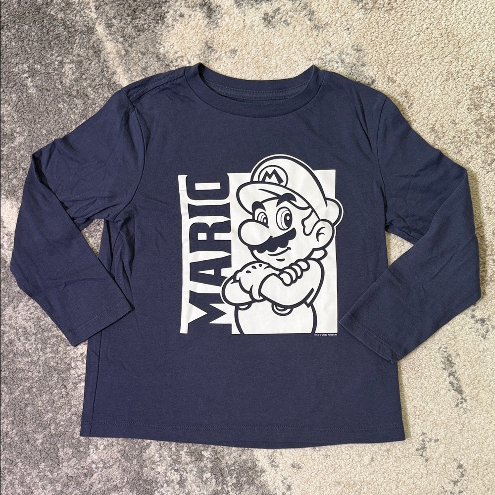 Old Navy Boys Mario Long Sleeve Shirt